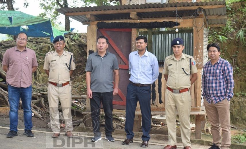 Inspection Team led by ADC Wokha conducted inspections of various check gates and other locations on Amy 25 and 26. (DIPR Photo)